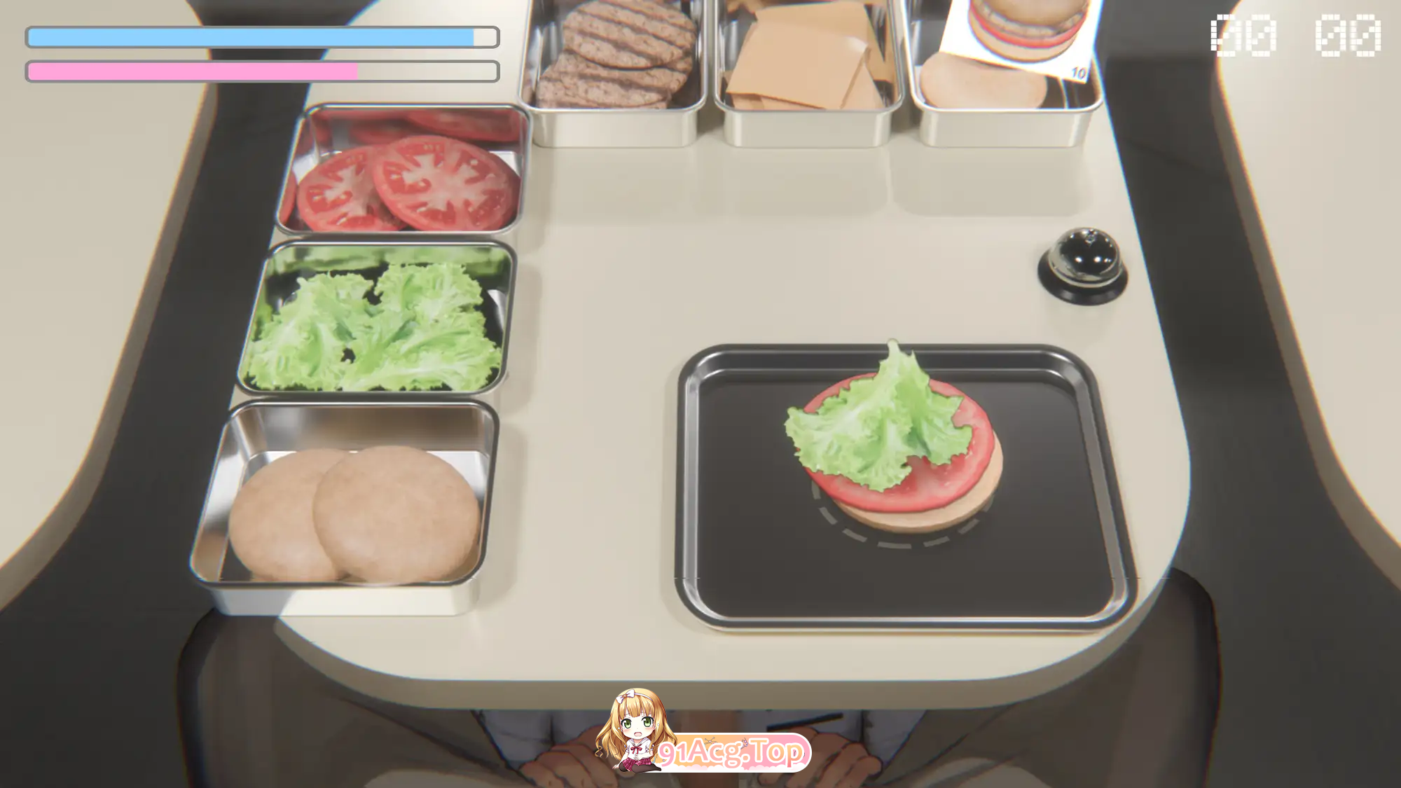 [SLG]  [迅雷云/FM]汉堡店的四个夜晚/Four Nights at the Burger Shop ～ハンバーガー食べながら食べられるミニゲーム～/生肉+动态 pc [201m]-第2张-游戏-飞雪ACG