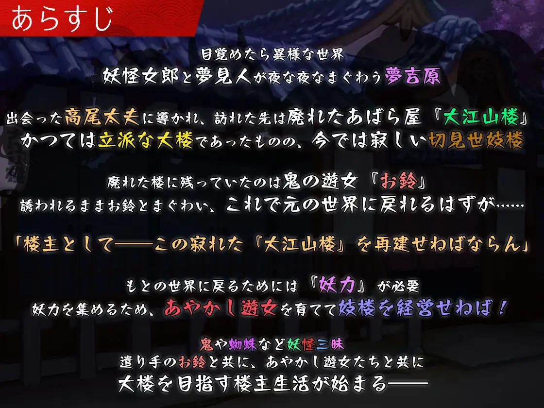 [RPG/PC/AI汉化] 梦吉元地夭异伎楼 ～夭怪达楼重建谭～ 夢吉元のあやかし伎楼 ～夭怪达楼再建譚～ [FM/2G/微云OD]-第8张-游戏-飞雪ACG