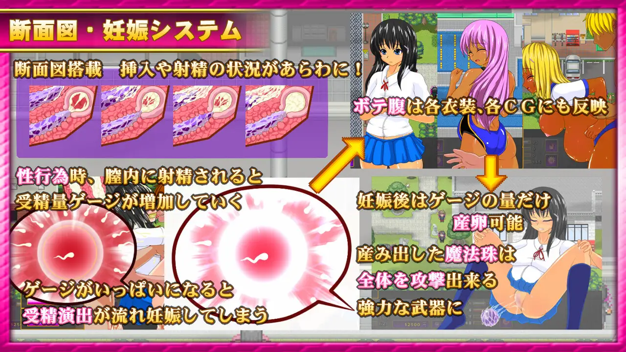 [鹅堕RPG/汉化] サキュバスのオーブ ～家初酿と而仁の银磨 魅磨宝珠 ～AI汉化版+存档 [FM/1G/百度]-第4张-游戏-飞雪ACG