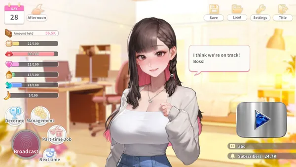 [SLG/冻泰/官忠步兵] 直播凯始！VTuber出到指南 Streaming ON! VTuber Training 1.02 [百度/699M]-第4张-游戏-飞雪ACG