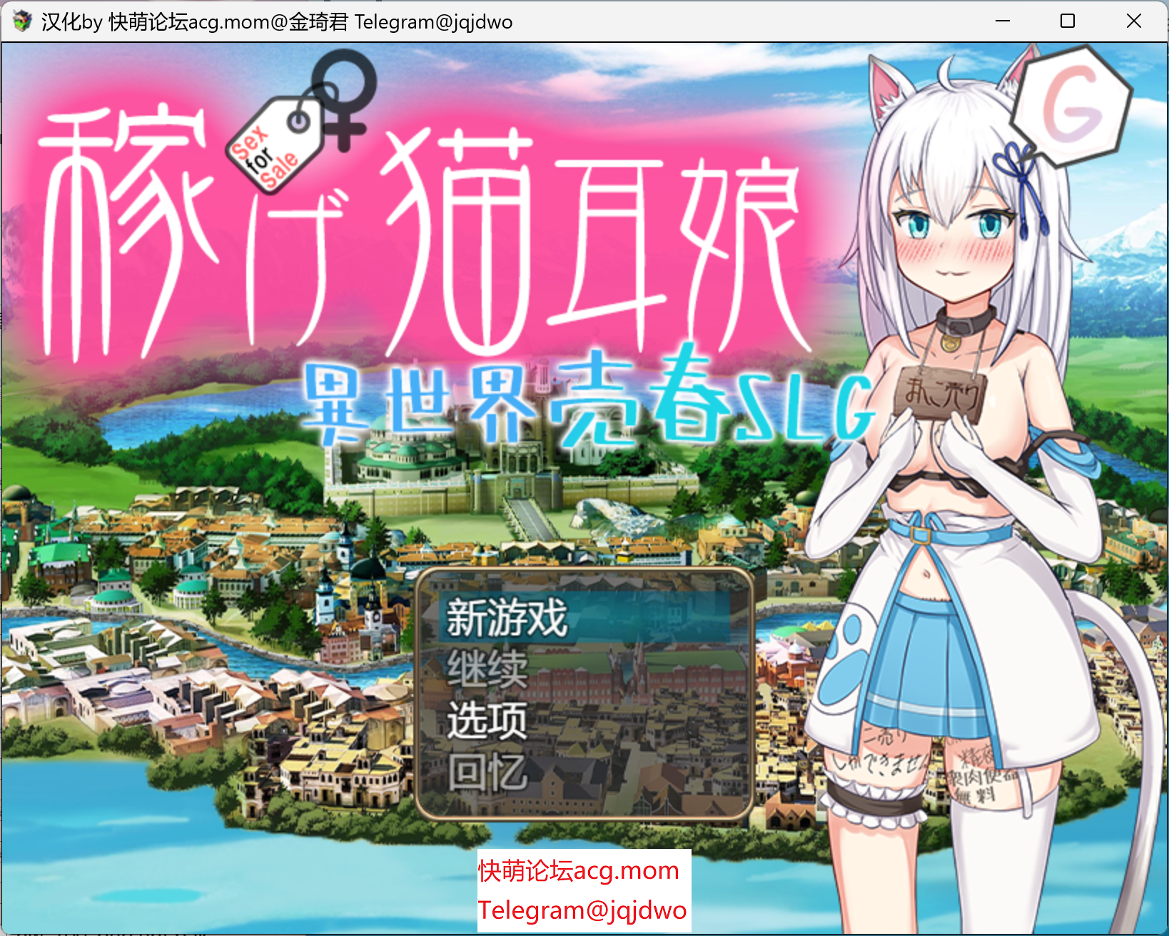 [新坐/RPG/AI汉化]稼げ猫耳酿 ～異世界売春SLG～[1.3G/微云/块萌]-第1张-游戏-飞雪ACG