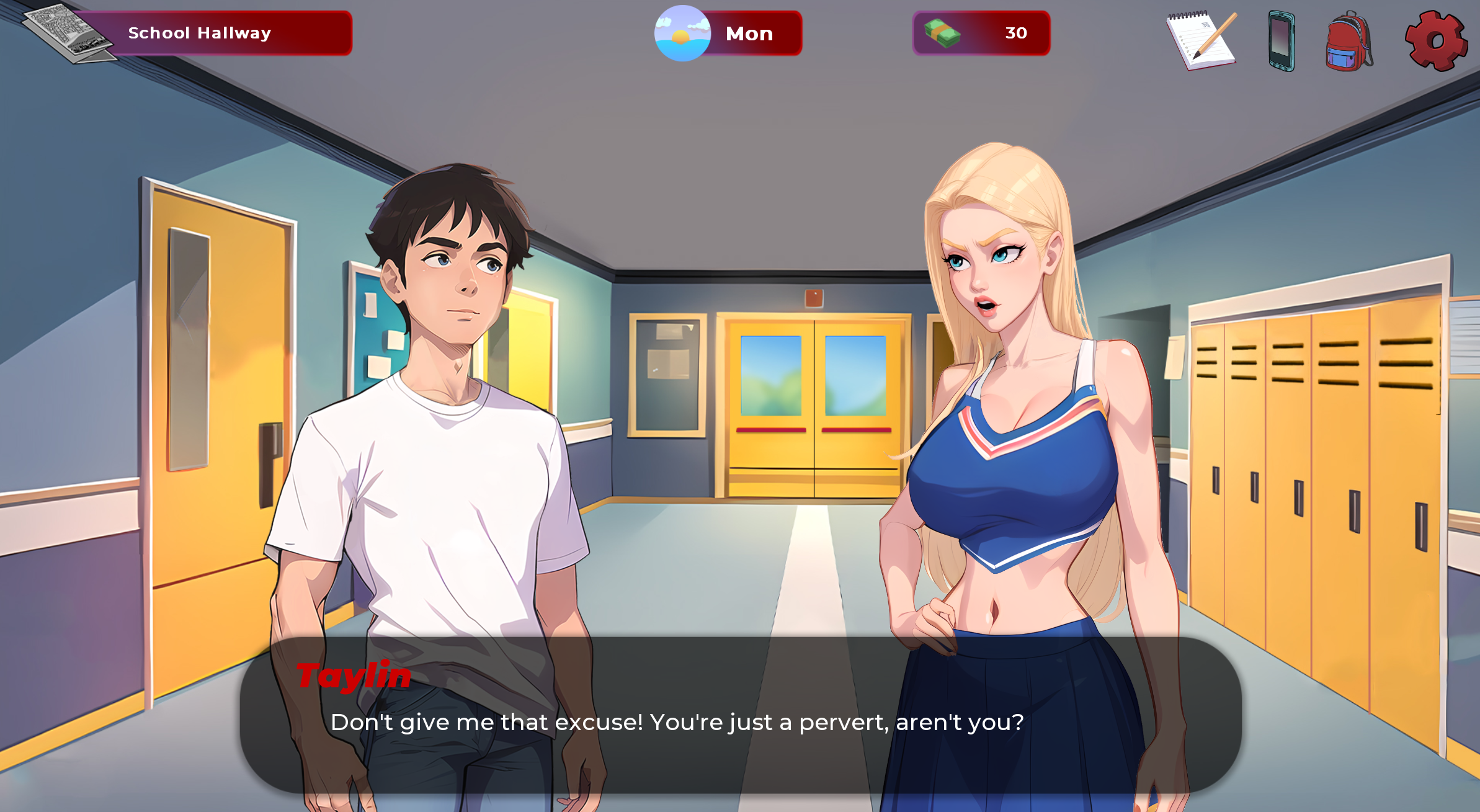 [纱盒SLG汉化冻泰]红瑟边框 红帽檐 Red Brim v0.9A[霜端766M/FM/OD]-第6张-游戏-飞雪ACG