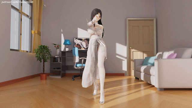 [3D动画] [MMD] 腿玩年： bl167 蒂法 巨乳多套装热舞 黑丝白丝诱惑舞 [4V4K] [2.28G] [XN/飞猫直链-百度云]-第2张-动漫-飞雪ACG