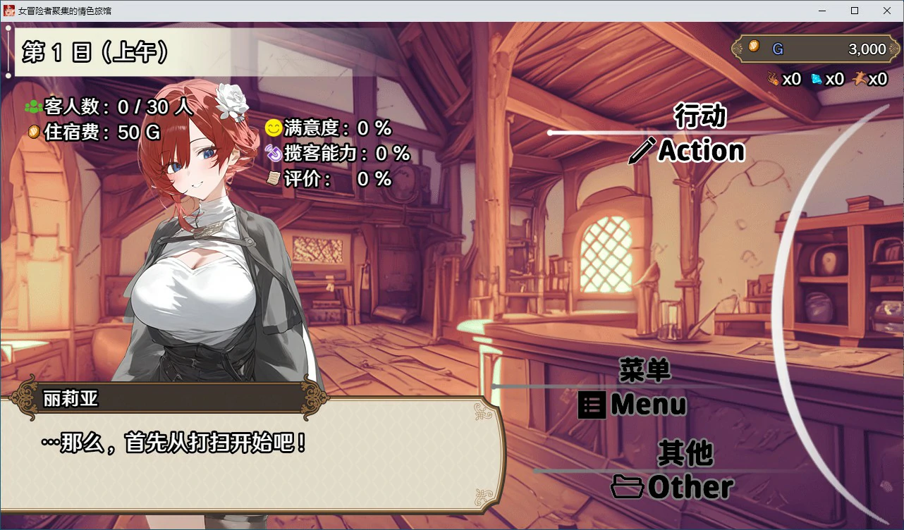 【RPG/动态/官中】女冒险者聚集的情色旅馆 官方中文步兵版【PC/0.98G】-第4张-游戏-飞雪ACG