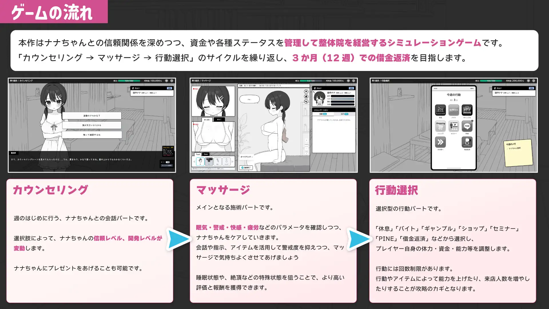 【京品SLG/汉化/新坐】新跳家速！姓敢安磨/ドキドキ!姓敢マッサージ  Ver1.04 AI汉化版【300M】【微云网盘/直链】-第3张-游戏-飞雪ACG