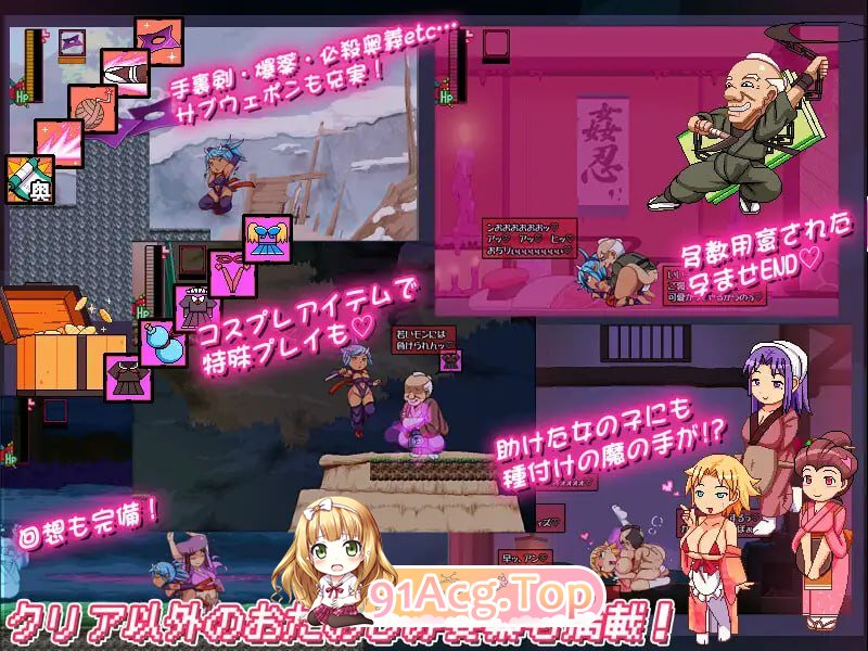 [ACT]  [迅雷云/BD/FM]尖忍-屯姬之章-/姦忍-尻姫の章-/升柔+冻泰 pc [896m]-第6张-游戏-飞雪ACG